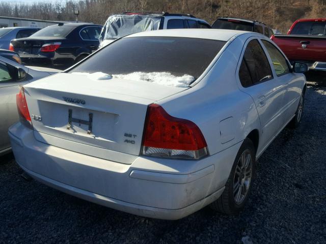 YV1RH592472601115 - 2007 VOLVO S60 2.5T WHITE photo 4