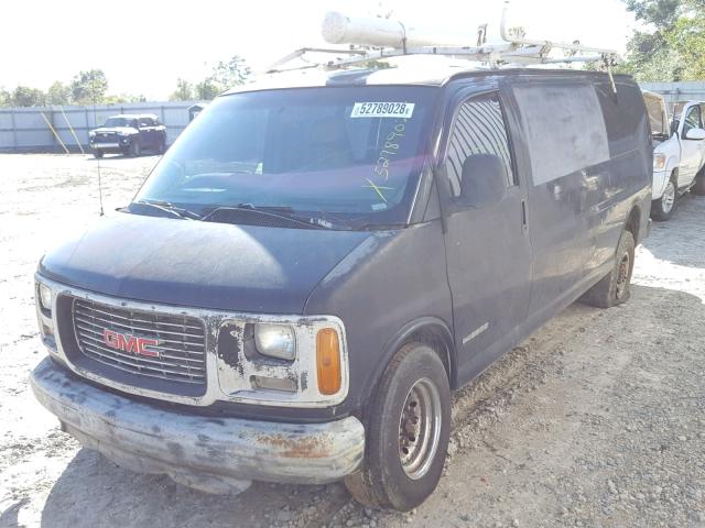 1GTHG39R4W1044426 - 1998 GMC SAVANA G35 BLUE photo 2