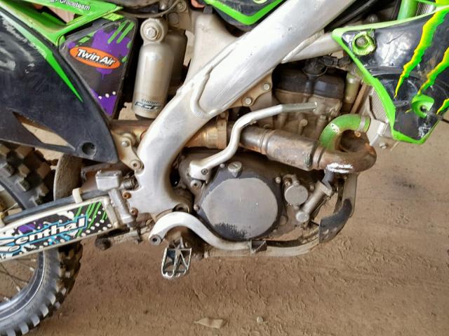 JKAKXMWC39A010133 - 2009 KAWASAKI KX250 W GREEN photo 5