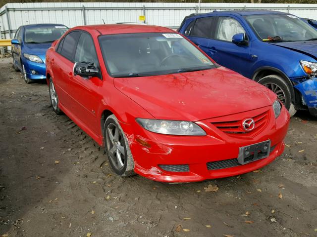 1YVFP84D245N60381 - 2004 MAZDA 6 S RED photo 1