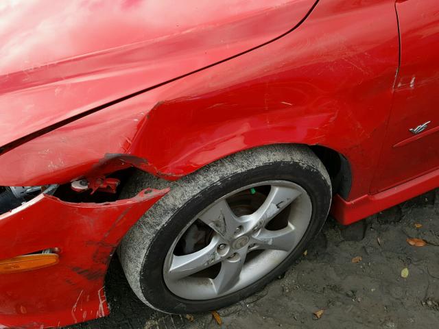 1YVFP84D245N60381 - 2004 MAZDA 6 S RED photo 9