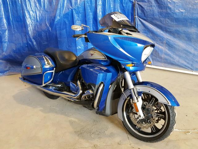 5VPTW36N6E3027209 - 2014 VICTORY MOTORCYCLES CROSS COUN BLUE photo 1