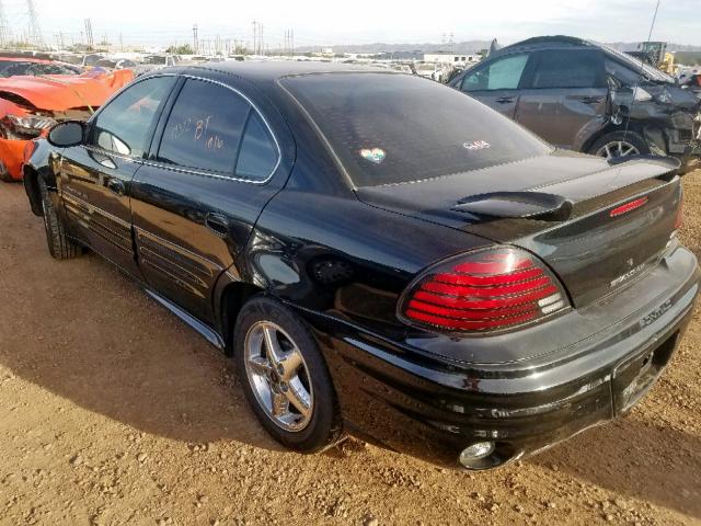 1G2NF52F12C121631 - 2002 PONTIAC GRAND AM S BLACK photo 3