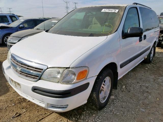 1GNDX03E54D206814 - 2004 CHEVROLET VENTURE WHITE photo 2