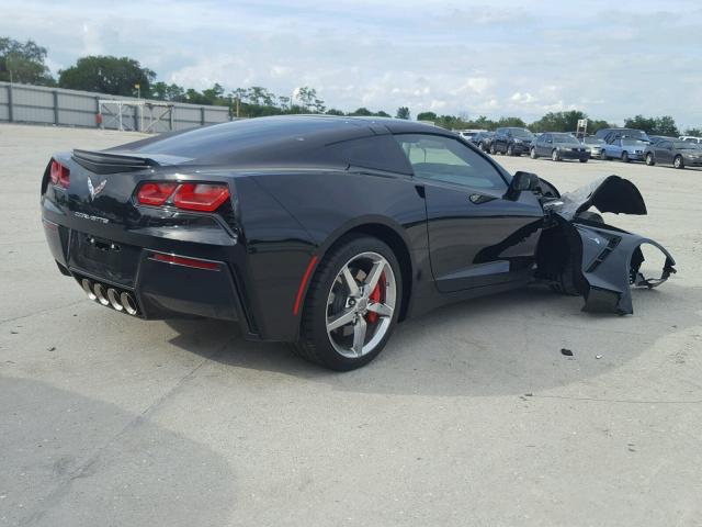 1G1YF2D7XF5120560 - 2015 CHEVROLET CORVETTE S BLACK photo 4