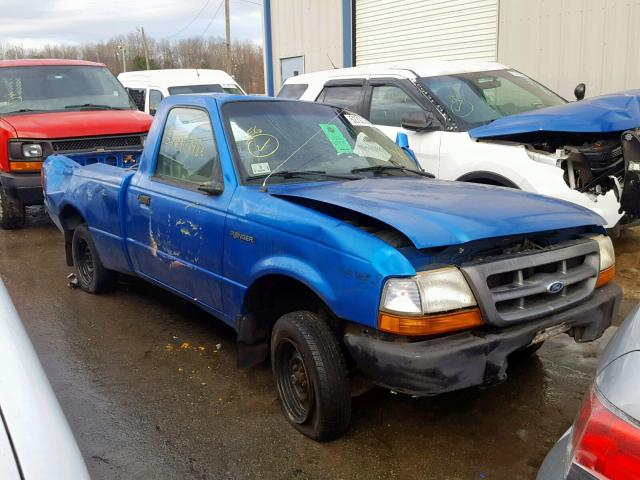 1FTYR10C1XUB21518 - 1999 FORD RANGER BLUE photo 1