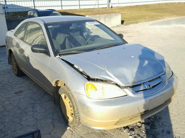 1HGEM21262L105358 - 2002 HONDA CIVIC DX SILVER photo 1