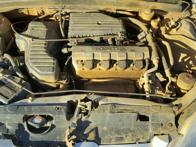 1HGEM21262L105358 - 2002 HONDA CIVIC DX SILVER photo 7