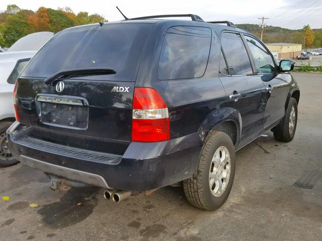 2HNYD18801H528376 - 2001 ACURA MDX TOURIN BLACK photo 4