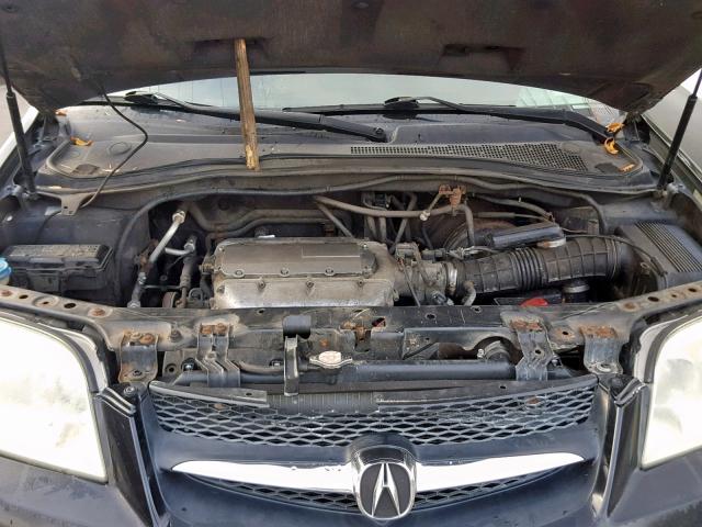 2HNYD18801H528376 - 2001 ACURA MDX TOURIN BLACK photo 7