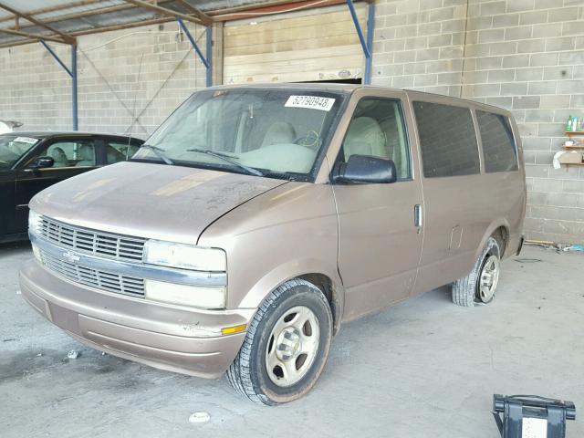 1GNDM19X14B100931 - 2004 CHEVROLET ASTRO GOLD photo 2