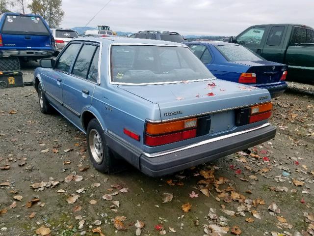 JHMSZ3428CC030456 - 1982 HONDA ACCORD BLUE photo 3