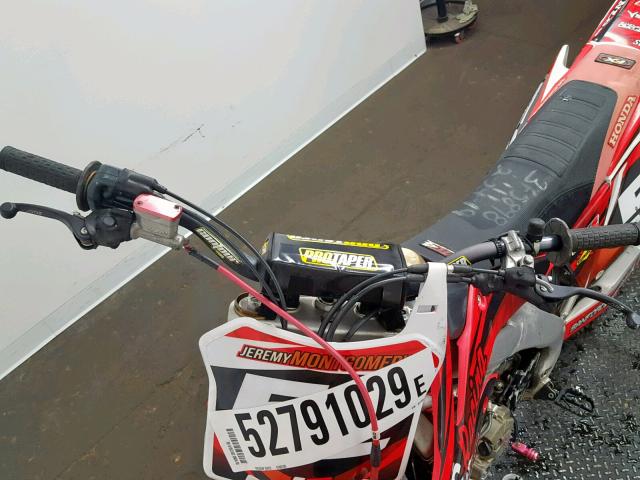 JH2ME10368K410067 - 2008 HONDA CRF250 R RED photo 9