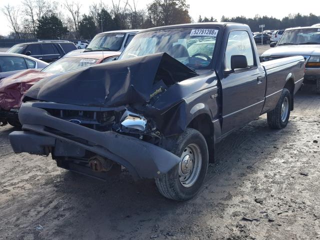 1FTYR10CXYPB94760 - 2000 FORD RANGER BLACK photo 2