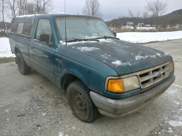 1FTCR10A1PPA60758 - 1993 FORD RANGER GREEN photo 1