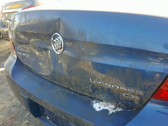 2G4WC582X61181766 - 2006 BUICK LACROSSE C BLUE photo 9