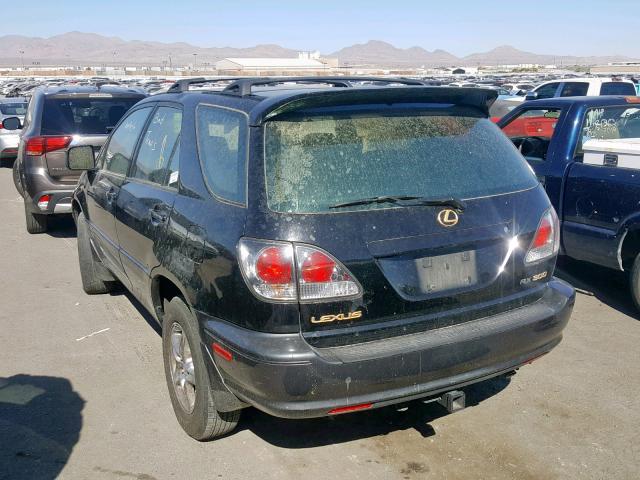 JTJHF10U410182519 - 2001 LEXUS RX 300 BLACK photo 3