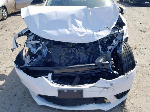 3N1AB7AP5KY354398 - 2019 NISSAN SENTRA S WHITE photo 9