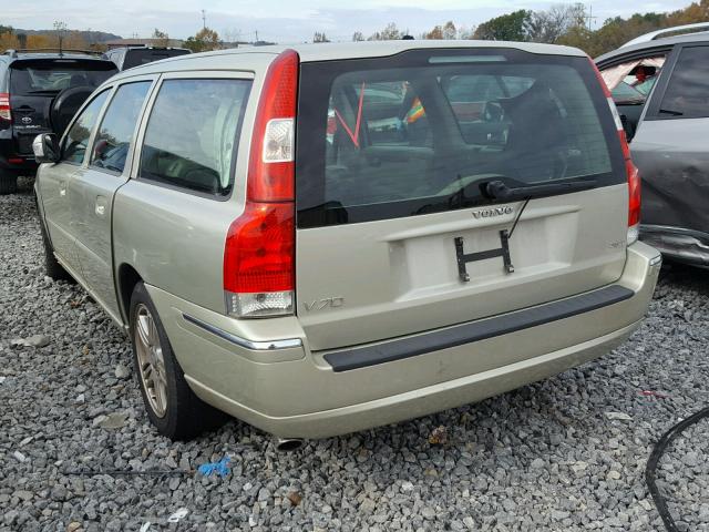 YV1SW592971654633 - 2007 VOLVO V70 2.5T GOLD photo 3