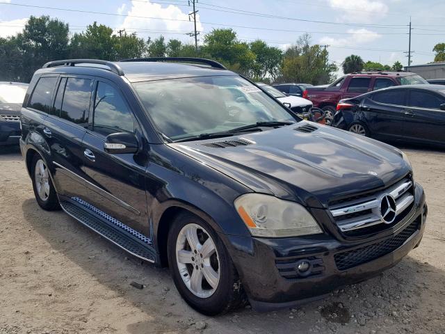 4JGBF71E77A254735 - 2007 MERCEDES-BENZ GL 450 4MA BLACK photo 1