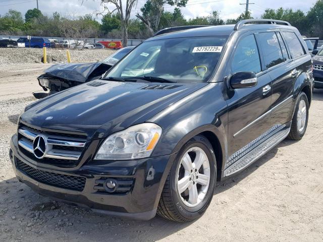 4JGBF71E77A254735 - 2007 MERCEDES-BENZ GL 450 4MA BLACK photo 2