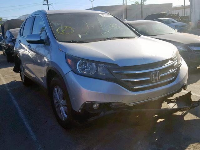 2HKRM3H79EH528564 - 2014 HONDA CR-V EXL SILVER photo 1