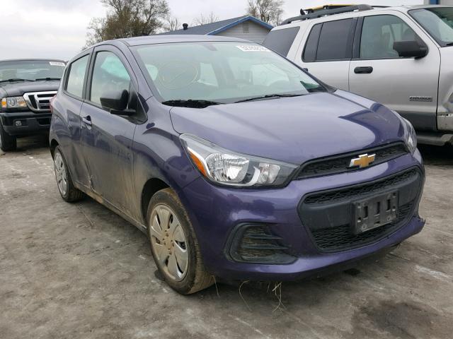 KL8CB6SA3HC824013 - 2017 CHEVROLET SPARK LS BLUE photo 1