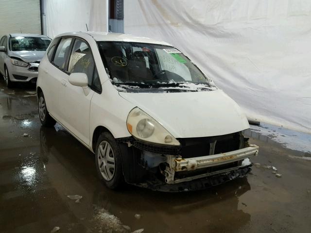 JHMGD38487S045020 - 2007 HONDA FIT WHITE photo 1