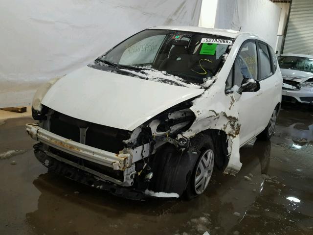 JHMGD38487S045020 - 2007 HONDA FIT WHITE photo 2