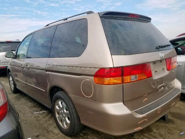 5FNRL18934B127632 - 2004 HONDA ODYSSEY EX GOLD photo 3