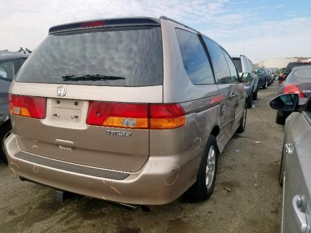 5FNRL18934B127632 - 2004 HONDA ODYSSEY EX GOLD photo 4