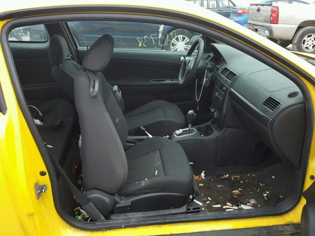 1G2AL15FX77239771 - 2007 PONTIAC G5 YELLOW photo 5