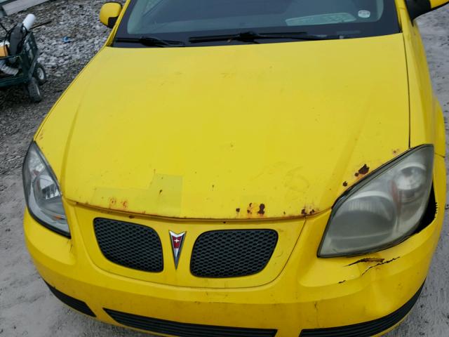 1G2AL15FX77239771 - 2007 PONTIAC G5 YELLOW photo 9