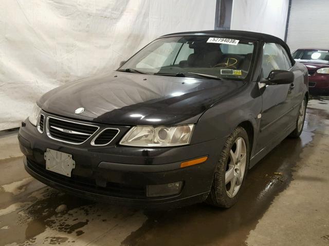 YS3FD75Y346000964 - 2004 SAAB 93 BLACK photo 2