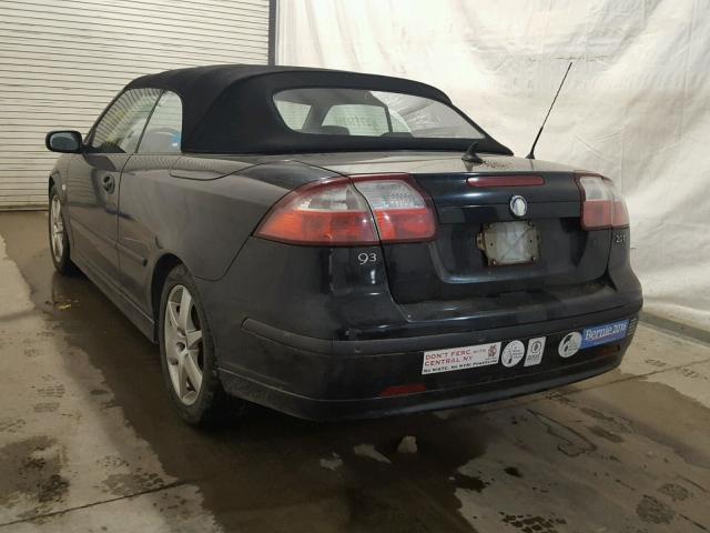 YS3FD75Y346000964 - 2004 SAAB 93 BLACK photo 3