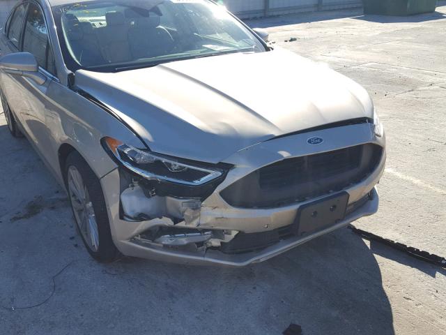 3FA6P0K94HR155556 - 2017 FORD FUSION TIT TAN photo 9