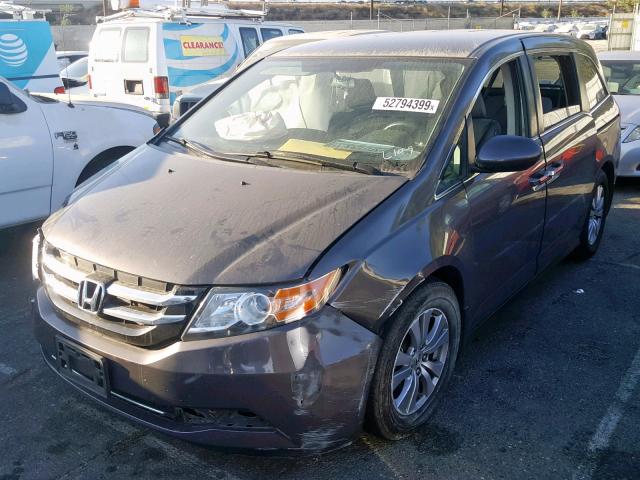 5FNRL5H3XGB055142 - 2016 HONDA ODYSSEY SE CHARCOAL photo 2