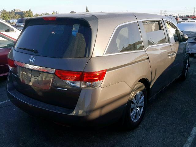 5FNRL5H3XGB055142 - 2016 HONDA ODYSSEY SE CHARCOAL photo 4