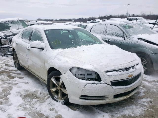 1G1ZC5EU7CF386014 - 2012 CHEVROLET MALIBU 1LT WHITE photo 1