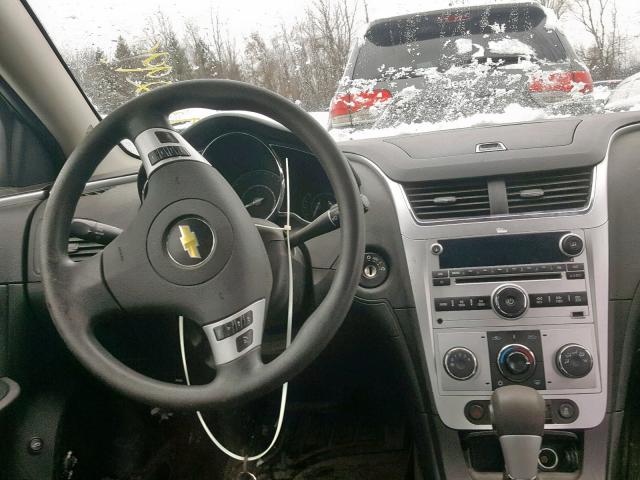 1G1ZC5EU7CF386014 - 2012 CHEVROLET MALIBU 1LT WHITE photo 9