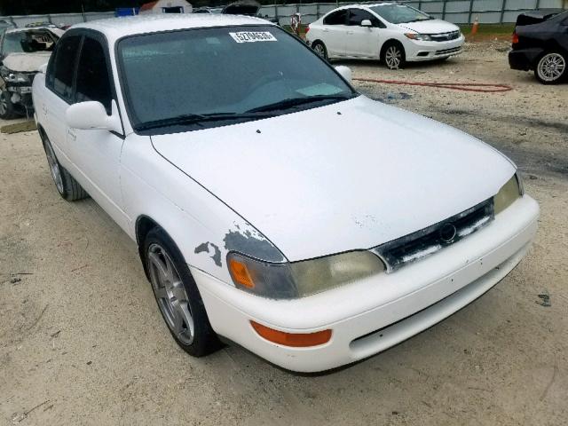 1NXBB02E3VZ538697 - 1997 TOYOTA COROLLA DX WHITE photo 1