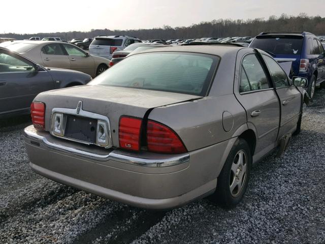 1LNHM87A1YY905800 - 2000 LINCOLN LS GOLD photo 4