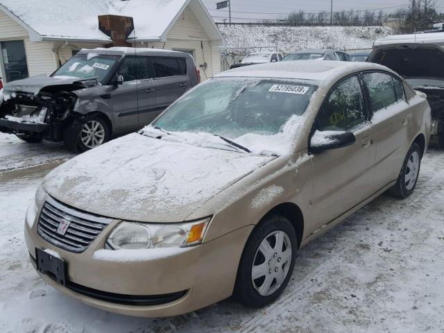 1G8AJ55F36Z187843 - 2006 SATURN ION LEVEL GOLD photo 2