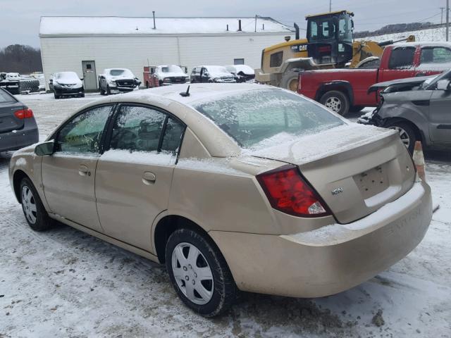 1G8AJ55F36Z187843 - 2006 SATURN ION LEVEL GOLD photo 3