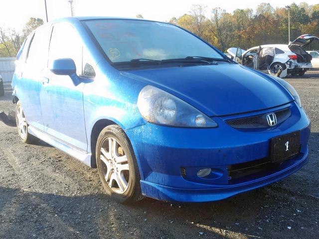 JHMGD38687S028932 - 2007 HONDA FIT S 蓝色 照片 1