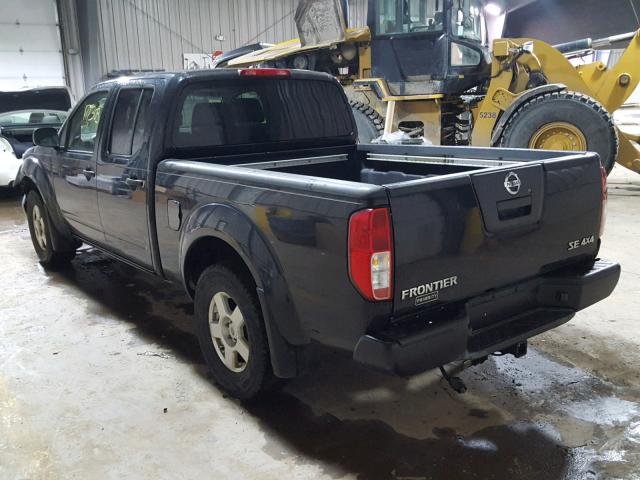 1N6AD09W68C406856 - 2008 NISSAN FRONTIER C BLACK photo 3