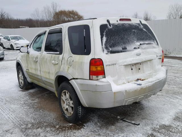 1FMCU96H55KE41729 - 2005 FORD ESCAPE HEV WHITE photo 3