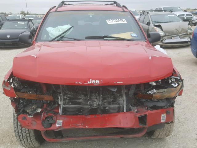 1J4GX48S51C549713 - 2001 JEEP GRAND CHER RED photo 9