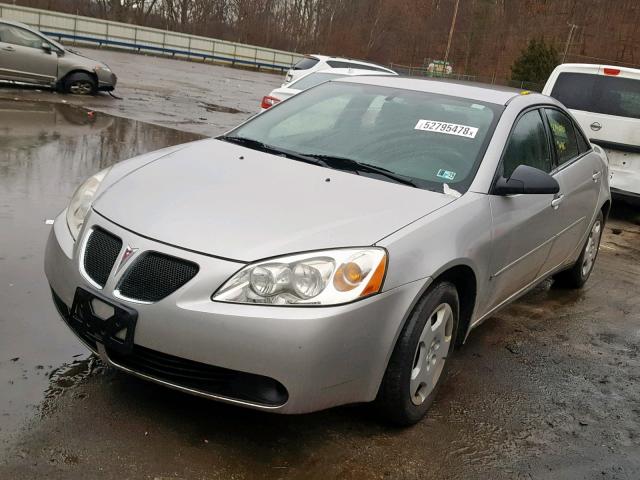 1G2ZF55B464190484 - 2006 PONTIAC G6 SE SILVER photo 2