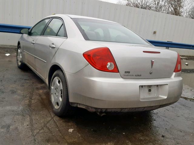 1G2ZF55B464190484 - 2006 PONTIAC G6 SE SILVER photo 3